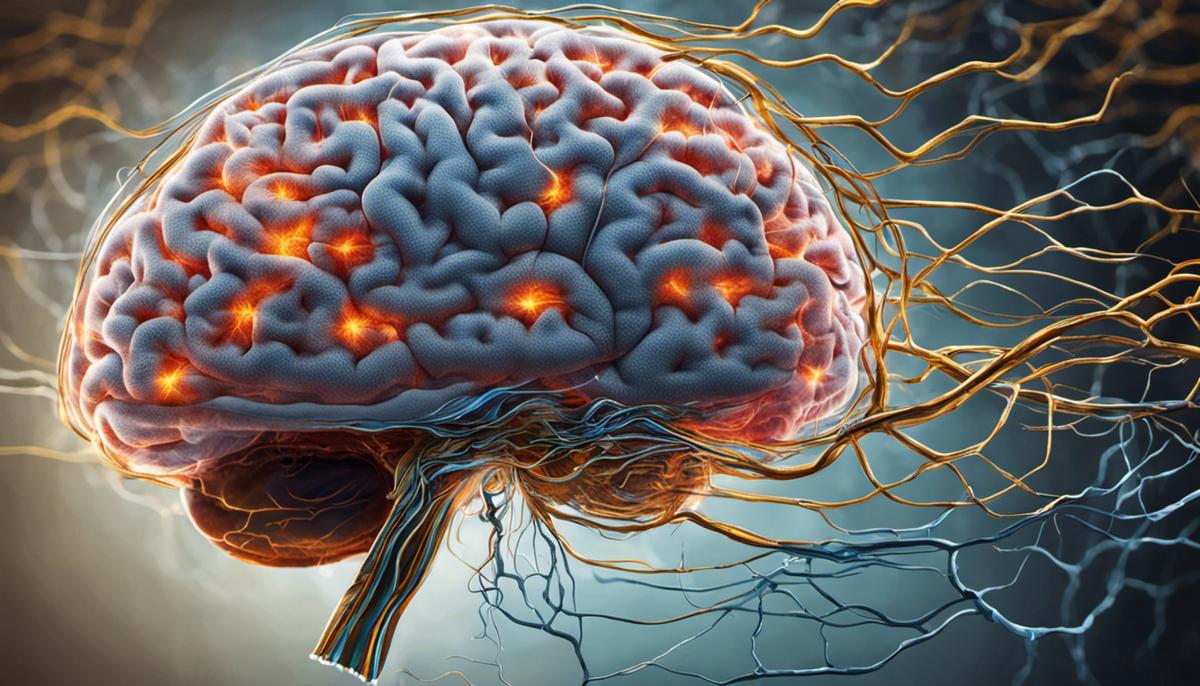 An image showing the brain and sleep patterns, representing the intricate relationship between sleep and stress physiology