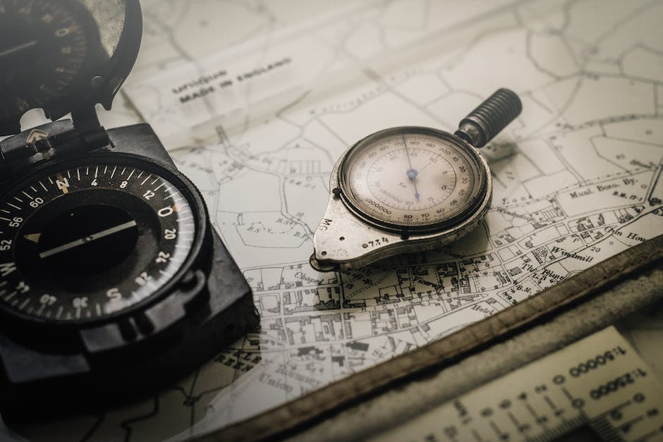 Image of a person holding a compass and looking at a road sign with the text 'career goals' directing towards success