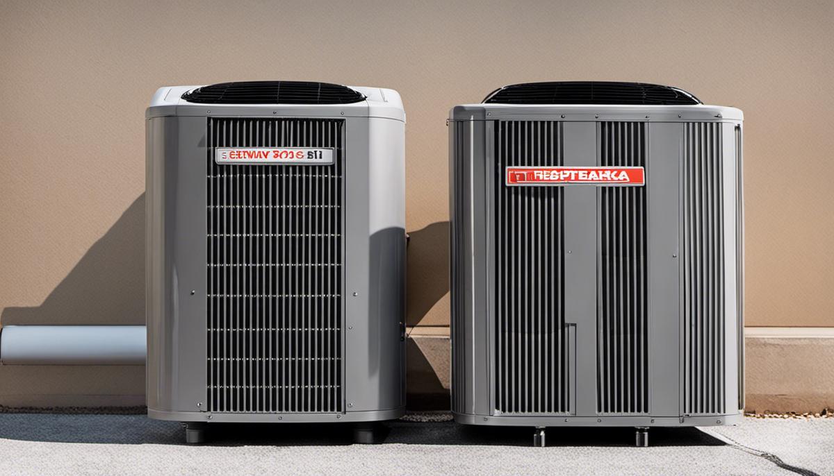 A comparison between energy efficiency of heat pumps and furnaces